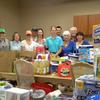 Part of the group that delivered the donations to Seamark